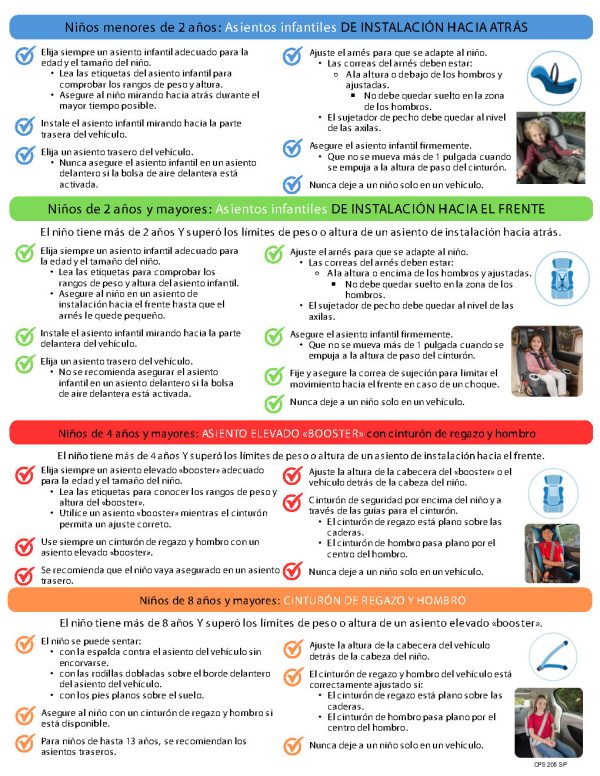 TIPP: Seguridad básica de un asiento infantil (Basic Car Seat Safety) - Image 2