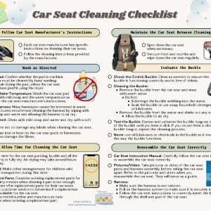TIPP: Car Seat Cleaning Checklist / Car Seat Expiration Dates, Recalls, and Replacement Information