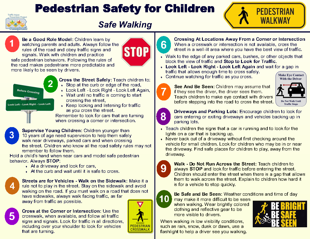Teaching Children Pedestrian Safety