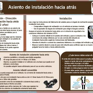 TIPP: Asiento de instalación hacia atrás (Rear-Facing Car Seat Basics)